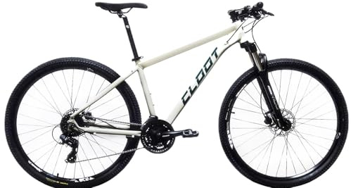 CLOOT Bicicleta Montaña 29 XR Trail 900 24 Velocidades Shimano Tourney – MTB Aluminio 6061 + Suspensión 100 mm + Frenos Hidráulicos + Ruedas 29 XR Trail 900 (Beige, Talla M(1,67-1,79))