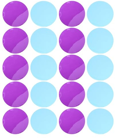 SUPVOX Self Adhesive Warm Light Stickers Ambient Light Gel Filters for Spotlights and Downlights 74Mm Colour Correction Discs for Photo Studio Lighting