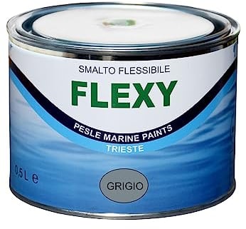 Marlin Flexy - elastische Gummi Farbe für Schlauchboote 500ml, Farbe:grau