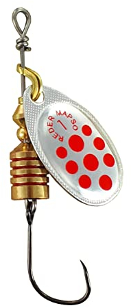 MAPSO - 5 Cucharillas de Pesca REDER-1 PR 3,50 GMS. Anz. Simple sin Muerte