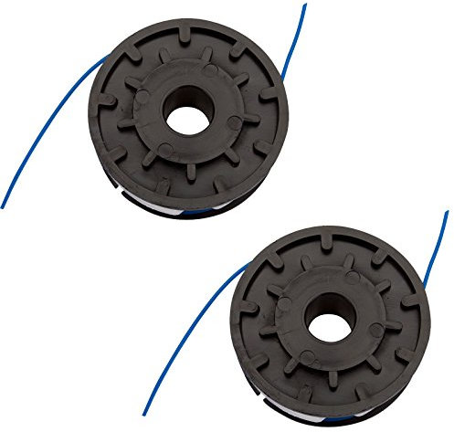 First4spares 2 x Double Alimentation Bobine & Ligne pour la Plupart pour scarificateur, Qualcast, Florabest, Parkside, Draper, Puissance de Performance, JCB et Grizzly Coupe-Bordures