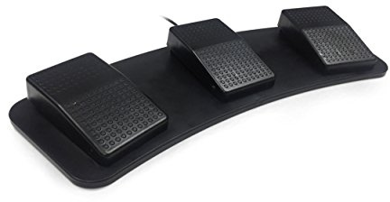 Accuratus MOU-USBPEDAL-X3P USB Black other complementary device - other complementary devices (370 mm, 120 mm, 39 mm, 347 g)
