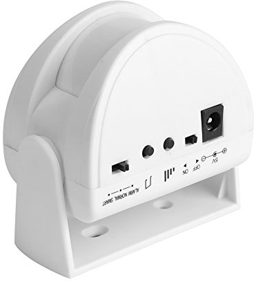 Hffheer Drahtlose Türklingel Power Türklingel Betriebslautstärke einstellbar Willkommen Gast Eintrag Alarm Bewegungsmelder Sensor Alarm Ideal für Shop Office Home Security