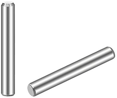 sourcing map 25 Stück Zylinderstifte 3 x 20mm (ca. 1/8) Dübelstift 304 Edelstahl Holz Etagenbett Dübelstifte Regal Heringe Stützregale