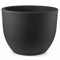 Veca Vaso FIORIERA in Resina EGGY Uovo Colore Grigio Antracite diam. 45 CM Made in Italy per Interno ed Esterno Foto Reale AMDGarden