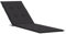 vidaXL Liegestuhl Auflage, Polster Auflage für Deckchair, Polsterauflage für Gartenliege, Liegenauflage Outdoor, Schwarz (75+105) x50x4cm