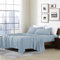 Cathay Home Essentials Bettwäsche-Set, ultraweich, hypoallergen, knitterfrei, doppelt gebürstete Mikrofaser, Blauer Nebel, Doppelbett