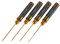 RECKWARD TUNING RT Werkzeug Set Innensechskant Kugel 1.5, 2.0, 2.5, 3.0mm Set Black golden Tungsten Steel 100mm