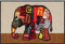 Salonloewe Fußmatte Olifant Terra 50x75 cm Eingangsmatte mit Motiv innen und außen Fussabtreter waschbar Flur-Teppich Elefant