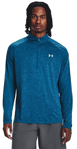Under Armour Men's Ua Tech ½ Zip Long Sleeve Sweatshirt, Blue, M