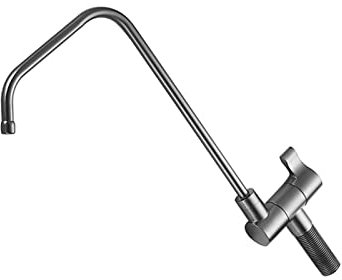 Küchenarmatur Klappbar, Osmose Wasserhahn Wasserhahn Kaltwasser Aus Edelstahl Einhebelmischer Küche,grau