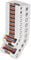 Wall Mounted Battery Organizer | Rack for 10 AA and 10 AAA Batteries, Battery Holder for Garage or Kitchen