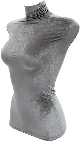Toyvian Mannequin-Abdeckung Requisite Mode-Mannequin Grau Dekorativer Stoffbezug