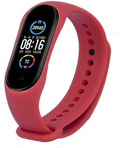 Armband für XIAOMI MI BAND 5-6 - 7 - AMAZFIT BAND 5, Rot Rot