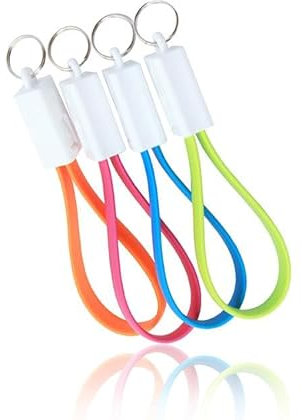 6 PACKS!Micro USB/Android - charger keychain USB cable portable!