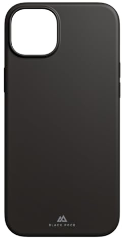 Black Rock Hülle für iPhone 15 Plus (MagSafe kompatibel, Wireless Charging kompatibel, slim, ultraslim, antibakteriell, Cover, Handyhülle für iPhone 15 Plus, Case, Silikonhülle, Silikon) schwarz