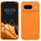 kwmobile Case Compatible with Google Pixel 8 Case - TPU Silicone Phone Cover with Soft Finish - Fruity Orange