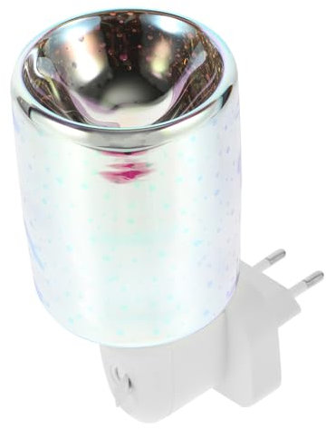 TOPPERFUN Duftlampe Mit Stecker – 3D Aromatherapie Lampe Für Wachs Rauchfrei Ideal Für Yoga Spa Und Nachttisch 12.8X6.4Cm Anlass