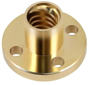 PIGENE Dado a ricircolo di Sfere in Metallo Vite T8 Asta trapezoidale Filettatura Vite T8 8 mm (Color : 8mm)