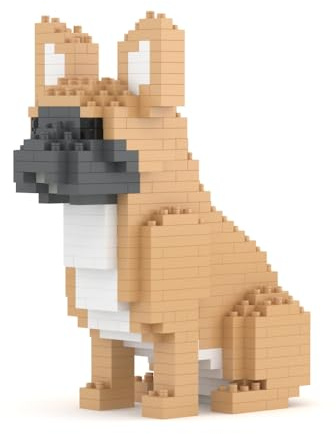 JEKCA Building Blocks 420 PCS French Bulldog Mini 01S ST19DM4