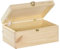 LAUBLUST Scatola di legno con coperchio e serratura - ca. 30x20x14cm, Naturale, FSC® - Scatola portaoggetti - Confezione regalo e per bricolage