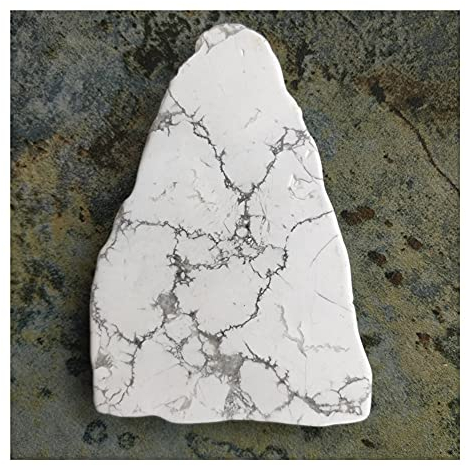 pierre minérale de Dalle naturelle de forme irrégulière Cristal blanc Tranche de quartz Spécimen Assiette Tasse Dessous de verre Bord lisse Massage Balance décoration de pierres précieuses Collections