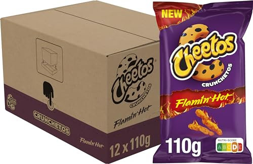 Cheetos | Crunchetos Flamin' Hot | 12 x 110 gram
