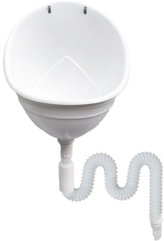 CUCUFA Urinal with Hose, Water Saving Urinal, Wall-Mounted Urine, Wall Hung Urinal, Bathroom Toilet, Urinal for Toddlers, Portable Urinal Trough, Wall Mounted Plastic Urinals