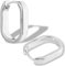 Kabwea S925 Sterling Silber Creolen - Ohrringe für Damen - 925 Silber