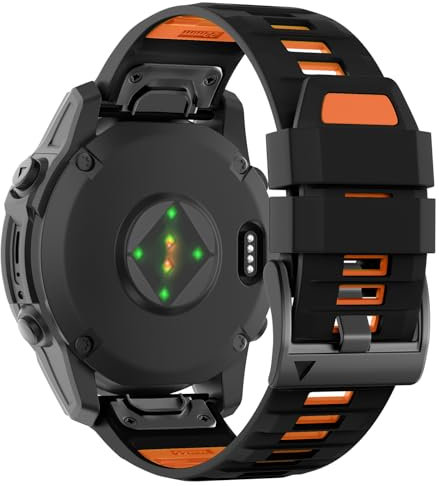 U-LIMVE Armband für Garmin Fenix 8 47mm/Fenix 7 Pro/Fenix 7/Fenix 6 Pro/Fenix 6/Fenix 5/Epix Pro 47mm/Fenix E, QuickFit 22mm Silikon Armband