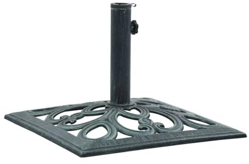 Schirmständer grün 12 kg 49 cm Gusseisen