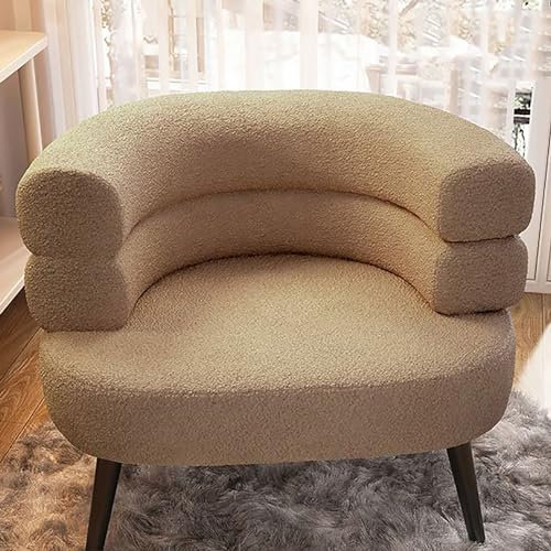 ZYSKABQ Fluffy Pink Stuhl Sessel für kleine Räume Ecke Sofa Stuhl für Wohnzimmer Schlafzimmer Eitelkeit Büro Reading Nook Sitzhöhe 47 cm Octopus feet
