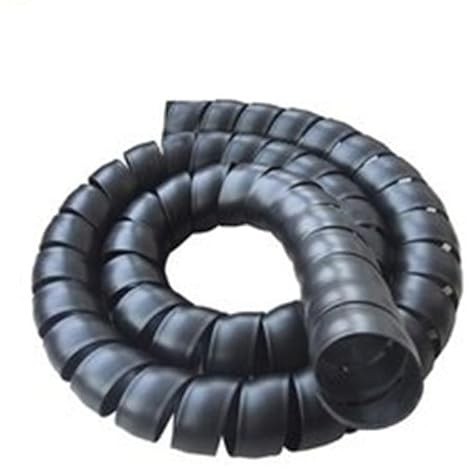 YANHAO Electrical Cables Wire Flexible Tube, Mechanical Rubber Hose Protection Sleeve, Oil Pipe Protection Sleeve, Hydraulic Pipe Protection Sleeve, Flame Retardant Sheath(100CM_32MM)