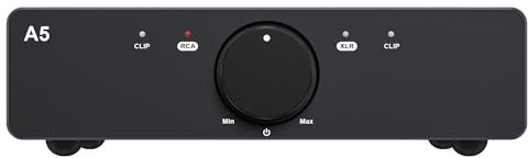 3e Audio A5 Hi-Fi Amplifier with TPA3251 Chip & 38V5A Power Adapter for Stereo Home Theater & Desktop Speaker Amplifier