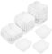 SECFOU 1000pcs Food Grade Paper Baking Cups Square Muffin Liners Cupcake Wrappers Greaseproof Cases for Bakeries Parties and Home Use High Temperature Resistance Easy Clean Up