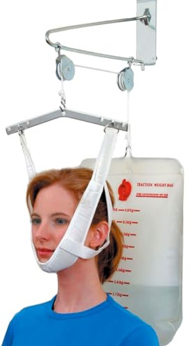 DMI Over the Door Posture Corrector and Cervical Neck Traction Device for Physical Therapy, FSA HSA Eligible Neck Stretcher, Back Stretcher, Neck Pain, Migraine Relief, Back Pain or Arthritis