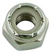 Connect 33120 Steel UNF Nyloc Nuts 1/4in 100pc