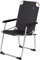Bo-Camp Alu Klappstuhl Angelstuhl Anglerstuhl Camping Stuhl Klappsessel Faltbar schwarz