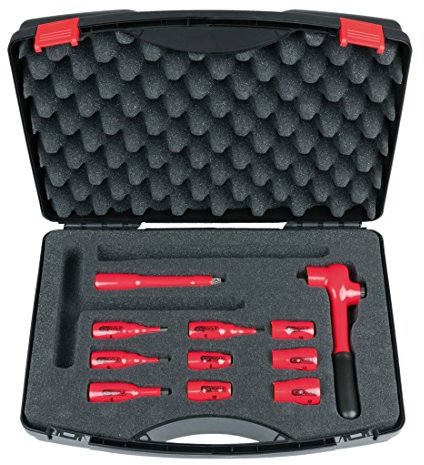 KS Tools 117.1889 3/8 Isolierter Steckschlüssel-Satz, 11-tlg.