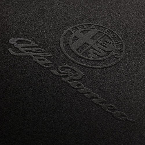 Fußmatten passend für Alfa Romeo Giulietta mit Druck Logo+Schrift Q100_ALFA-L+S-319_Alfa_014