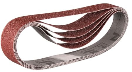5 BANDES ABRASIVES MAKITA 30X533 MM GRAIN 40 POUR BOIS MÉTAL -P-36675