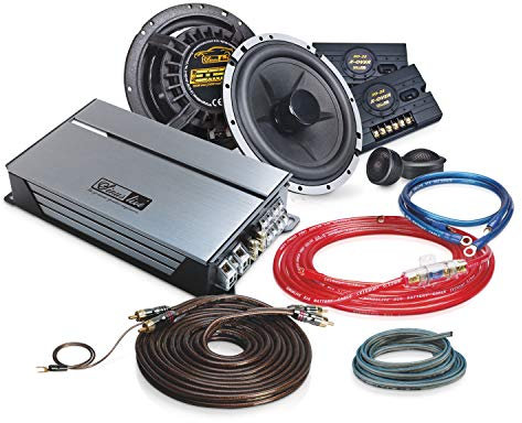 Sinuslive Komplettset Endstufe SL-A4100D mit EXMOD 1630 und Strom- und Lautsprecherkabel