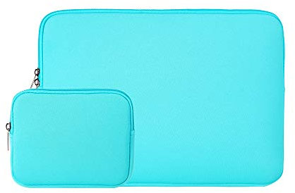 RAINYEAR Funda para portátil de 13 Pulgadas para MacBook Air 13 Pulgadas M4 M3 M2 M1 A3240 A3113 A2681 A2338 A2337, Funda Protectora para Macbook Pro de 13,3 y 14 Pulgadas, Azul Claro