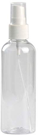 SpirWoRchlan Spray Bottle Empty Plastic Fine Mist Travel Atomiser - Clear Refillable & Reusable Mini Travel Bottles Toiletries Liquid Containers for Cosmetic Make-up 200ml