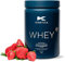 Kinetica Protein Pulver Erdbeer 1kg, Whey Protein, 23g Protein pro Portion, 33 Portionen inkl. Messbecher, Eiweißpulver, Whey Protein Pulver aus EU Weidehaltung, Super Löslichkeit u. reiner Geschmack