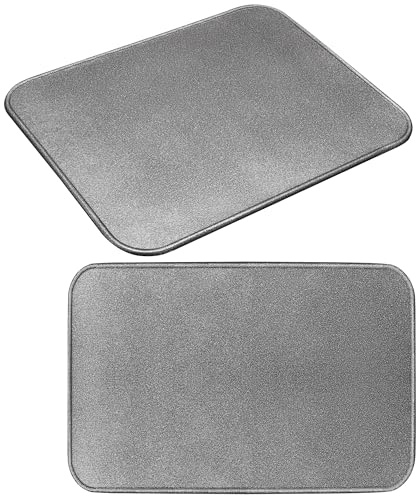 KOTARBAU® Ofen-Bodenblech Bodenschutz für Feuerstellen Silber 595x480 mm