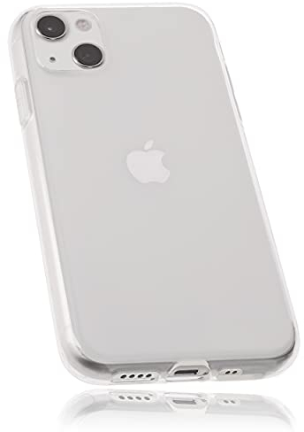 mumbi Hülle kompatibel mit iPhone 13 Mini Schutzhülle Handyhülle Tasche, transparent, Durchsichtig