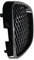 balikha Parrilla de Panal de Abeja, Parrilla Sin Placa, Parrilla Deportiva Negra de Carreras para Seat Leon MK2 1P1 2006-2009, Cubierta Protectora, Piezas Ext - negro brillante