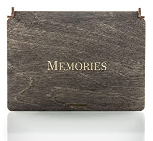 woodmanucom Fotokiste 13x18 Größe | Foto Aufbewahrungsbox Geschenk Idea | Box für Fotos | Fotobox Aufbewahrungsbox | Fotoalbum Holz | Ideal fur Foto Aufbewahrung und als Geschenkbox