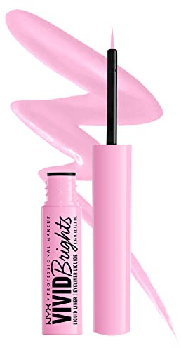 NYX Professional Makeup, Vivid Brights, Flüssiger Eyeliner, Sneaky Pink